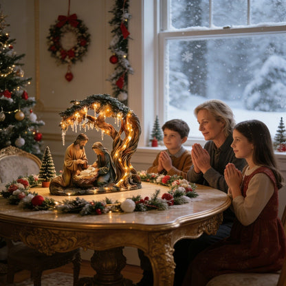 Buy 2 Get 5% OFF& Free Shipping🎄🎁Christmas Nativity Scene Decorative Figurine