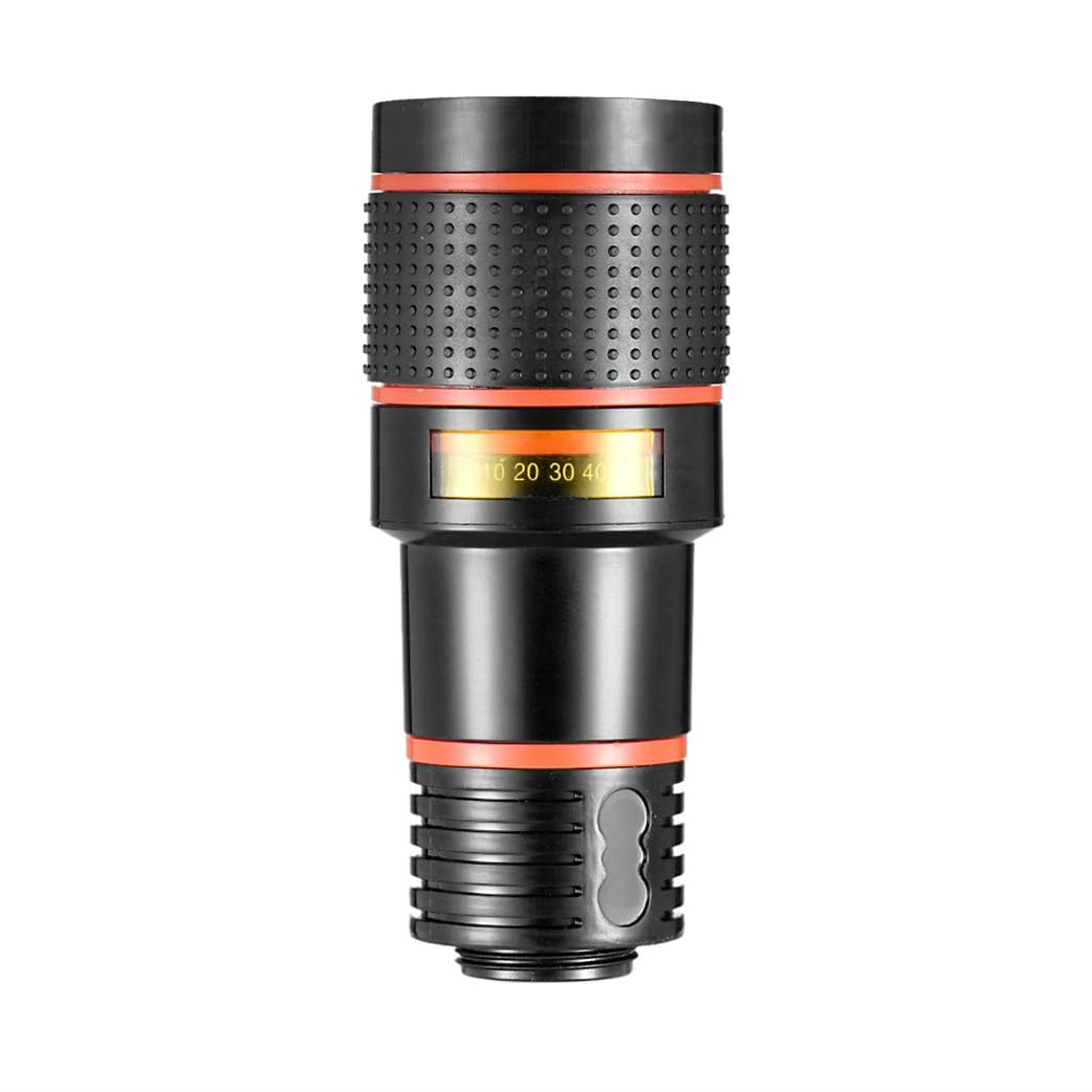 12X HD Telephoto Clip-On Phone Camera Lens & Monocular