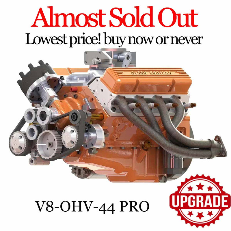 CISON Gasoline OHV V8 Small-block Engine Model Kits 4-Stroke