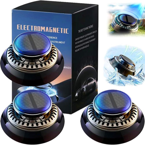 Solar Electromagnetic Car Defroster & Snow-Reduction Device