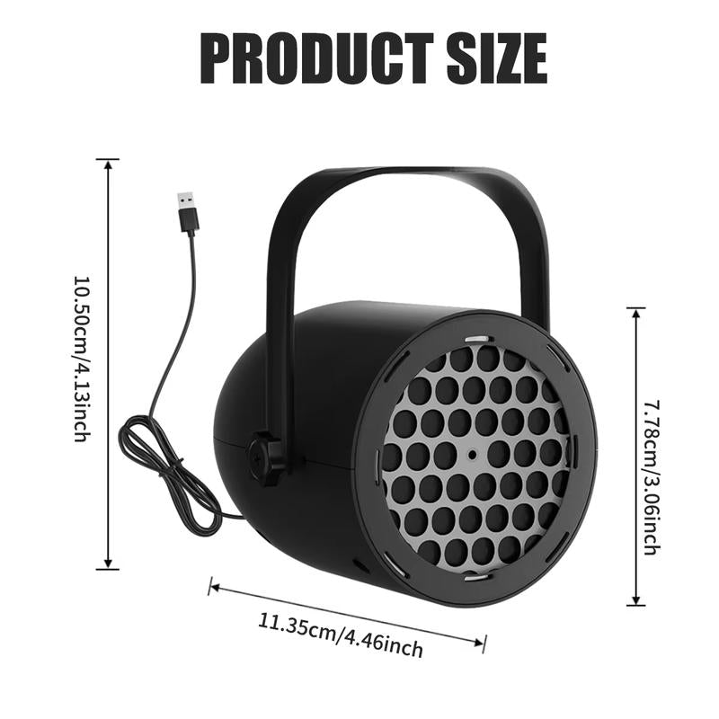 LED Holiday Projection Lamp – USB Powered, 16 Dynamic Patterns