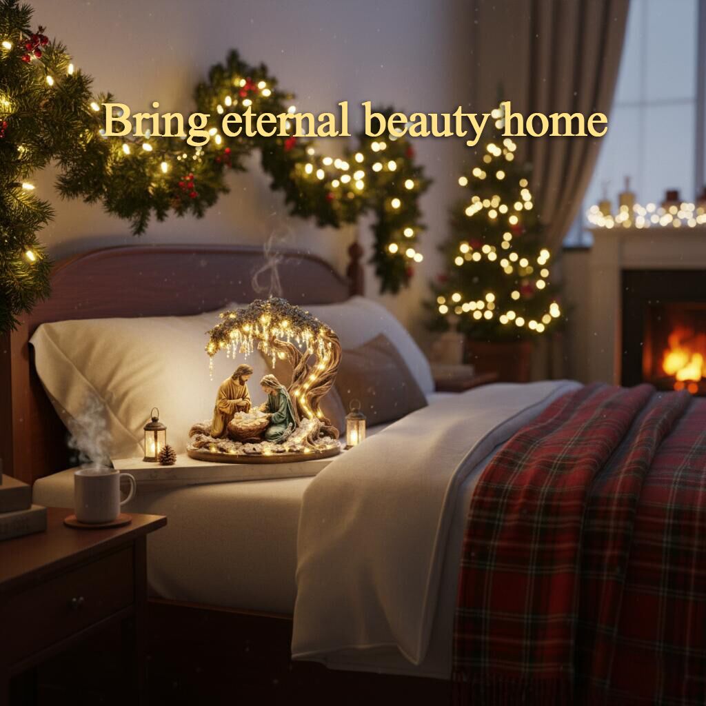 Buy 2 Get 5% OFF& Free Shipping🎄🎁Christmas Nativity Scene Decorative Figurine