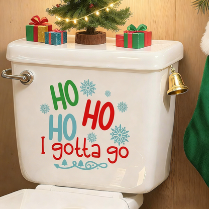 Santa 3D Breakthrough Wall Sticker – Removable Christmas Vinyl Decor