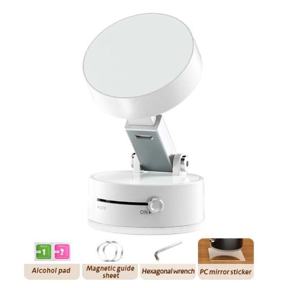 2025 Vacuum Magnetic Phone Mount – Foldable Double-Sided Suction Holder for Any Phone