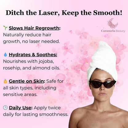 Natural Hair Growth Reduction Oil (2oz / 60ml)