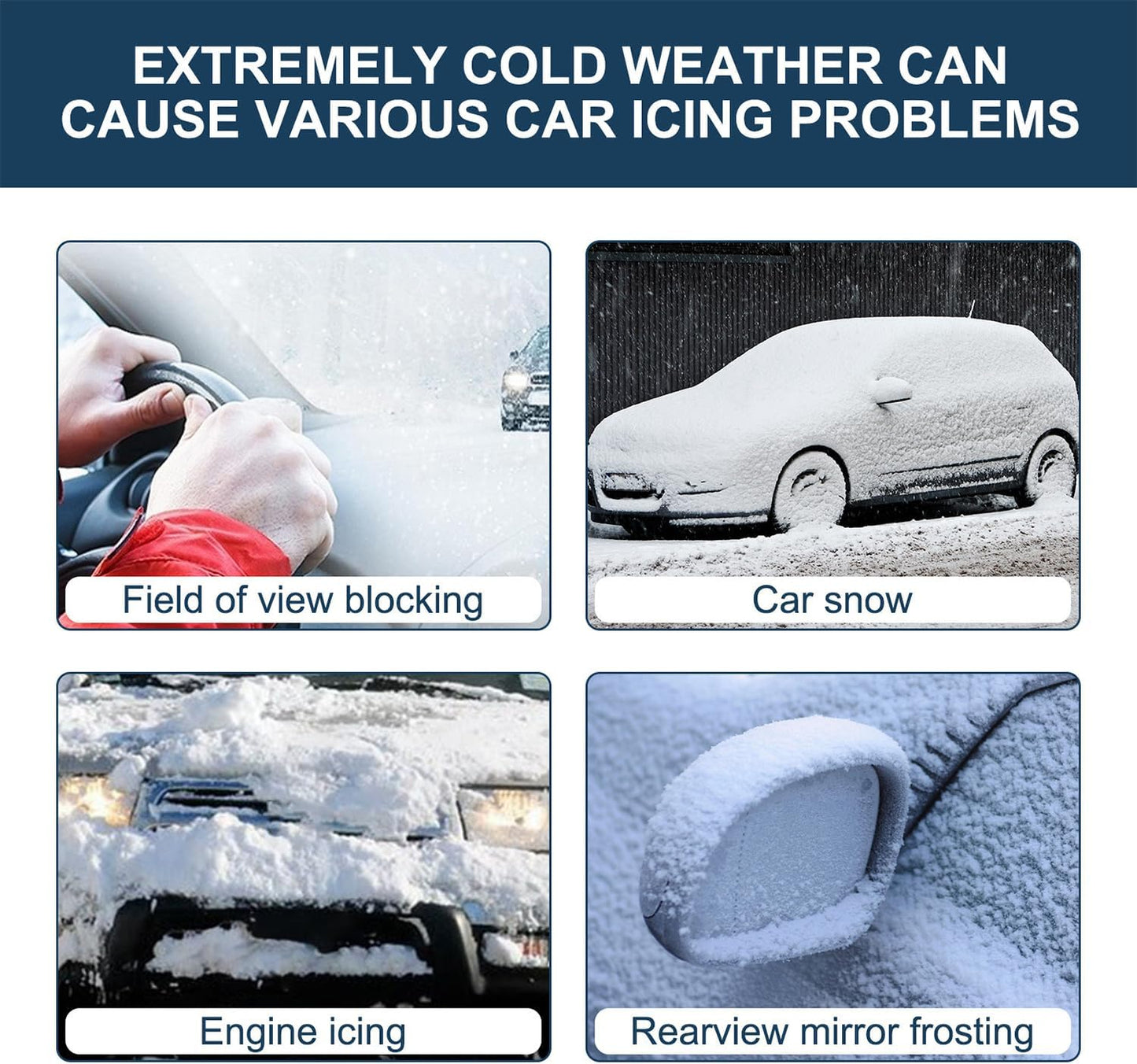 Electromagnetic Anti-Freezing Device / Enjoy a clear windshield every winter morning.