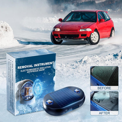 Electromagnetic Anti-Freezing Device / Enjoy a clear windshield every winter morning.