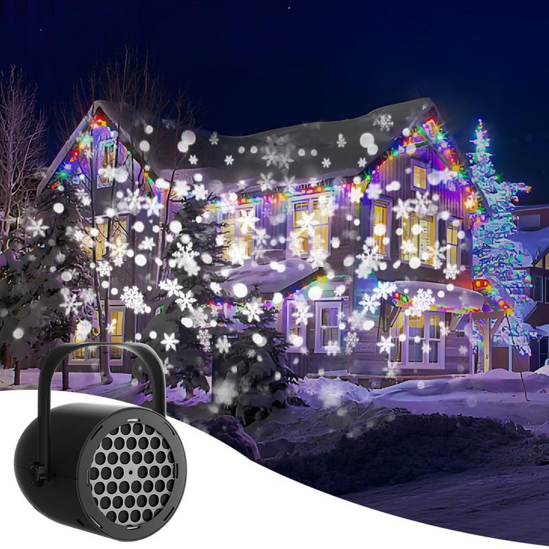 LED Holiday Projection Lamp – USB Powered, 16 Dynamic Patterns