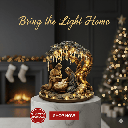 Buy 2 Get 5% OFF& Free Shipping🎄🎁Christmas Nativity Scene Decorative Figurine