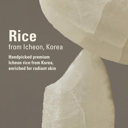 Korean Rice Brightening & Hydrating Wash-Off Face & Body Mask | Gentle Exfoliating, Glow & Smooth Skin Care Lightweight Moisturizing Radiant Sensitive Skin