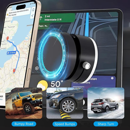 2025 Vacuum Magnetic Phone Mount – Foldable Double-Sided Suction Holder for Any Phone