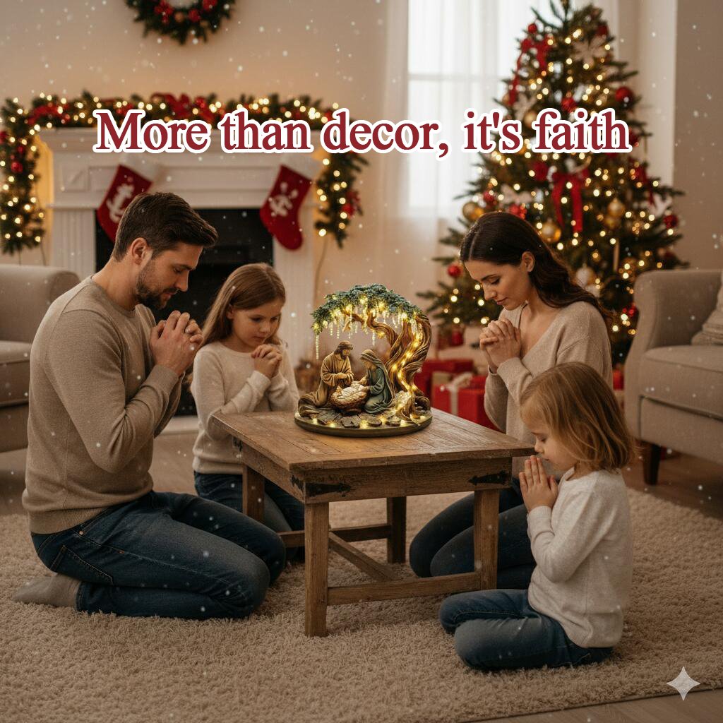 Buy 2 Get 5% OFF& Free Shipping🎄🎁Christmas Nativity Scene Decorative Figurine