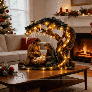 Buy 2 Get 5% OFF& Free Shipping🎄🎁Christmas Nativity Scene Decorative Figurine